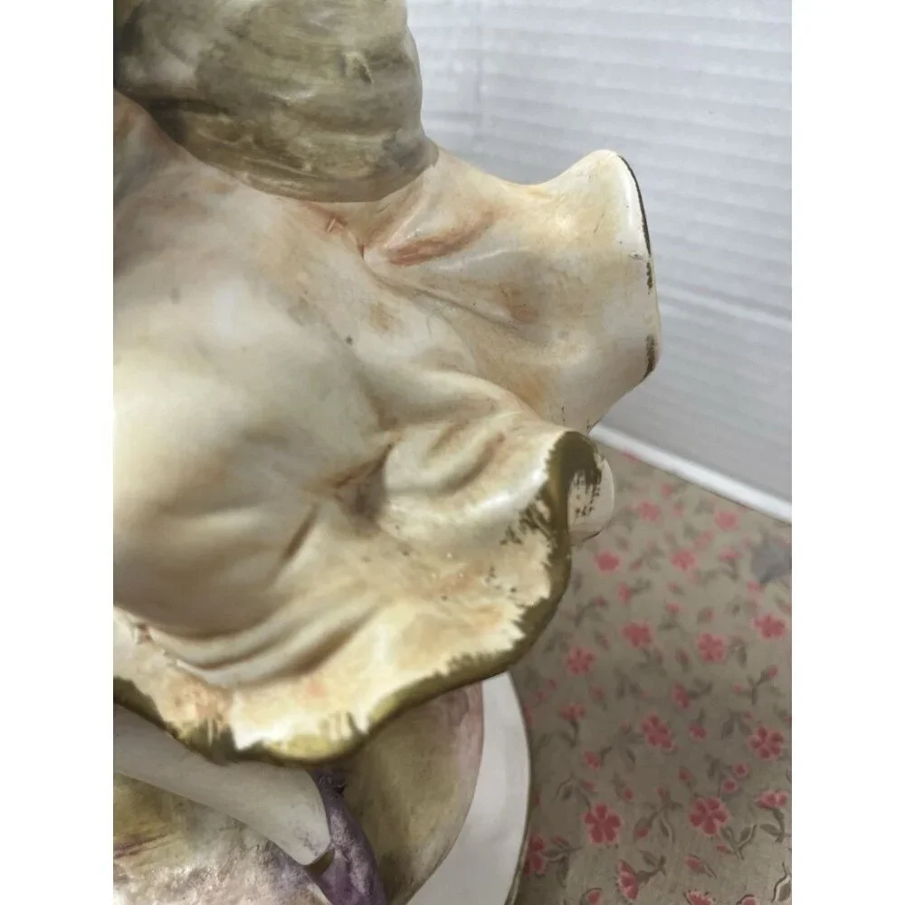 Capodimonte N Italian Porcelain Figurine Victorian Couple 60s-70s Era